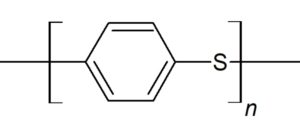  Chemical structure of PPS polyphenylenesulfide 