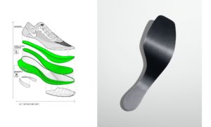  NIKE ZOOMX VAPORFLY NEXT% CFRP structure 