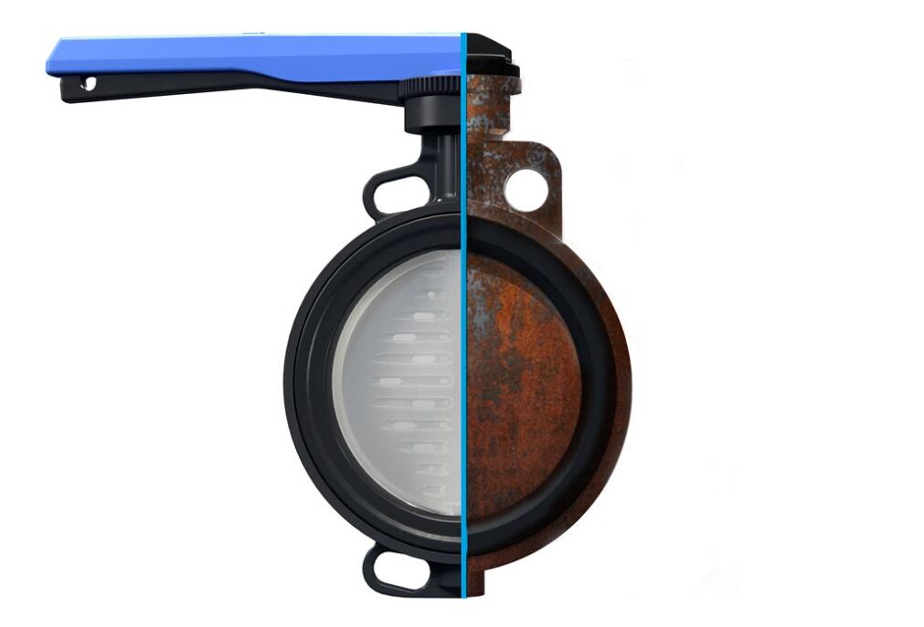 ディスク材にFRPを適用した butterfly valve 565は環境製品宣言の認証を取得した。