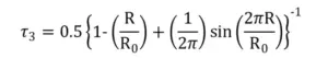 Free-volume-hole-r-calculation